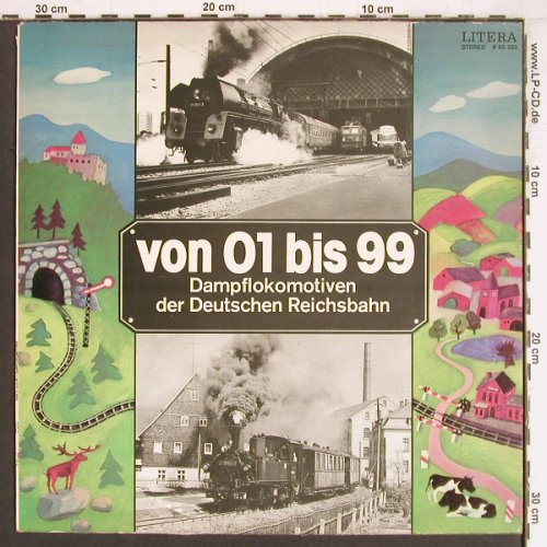 Dampflokomotiven d.deut. Reichsbahn: Von 01 bis 99 ,24Tr., Litera(8 65 252), DDR, 1978 - LP - Y4387 - 10,00 Euro