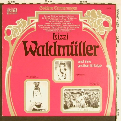 Waldmüller,Lizzi: und ihre grossen Erfolge, Historia(H 615), D, Mono,  - LP - Y4576 - 9,00 Euro