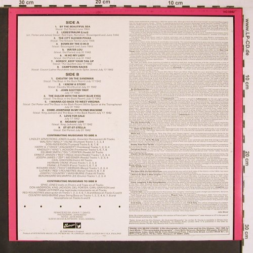 Jones,Spike & his City Slickers: Vol.2, stand. transc. Discs'42-44, Harlequin (HQ 2042), US, Mono, 1986 Typ: LP Best.-Nr.: Y464 Preis: 7,50 Euro