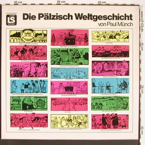 Münch,Paul: Die Pälzisch Weltgeschicht, Box, Leser Service (CR 1011/12), D Typ: 2LP Best.-Nr.: Y4698 Preis: 7,50 Euro