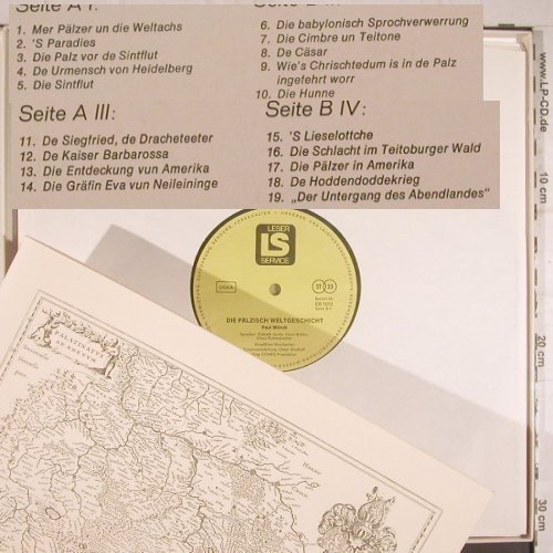 Münch,Paul: Die Pälzisch Weltgeschicht, Box, Leser Service (CR 1011/12), D Typ: 2LP Best.-Nr.: Y4698 Preis: 7,50 Euro