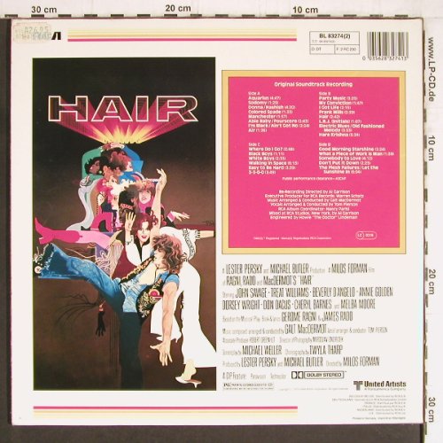 Hair: Orig.Sound Recording,Foc (1979), RCA, Ri(BL 83274(2)), D, 1984 - 2LP - Y4761 - 8,00 Euro