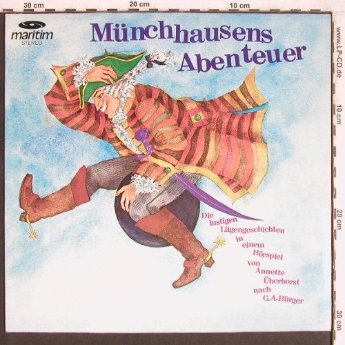 Münchhausens Abenteuer: Die lustigen Lügengeschichten..., Maritim (47 345 NW), D,Hörspiel Typ: LP Best.-Nr.: Y4820 Preis: 5,00 Euro