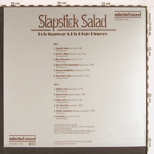 Stanway,Bob & his Dixie Fingers: Slapstick Salad, SelectedS.(105), D, 1976 - LP - Y4900 - 6,00 Euro