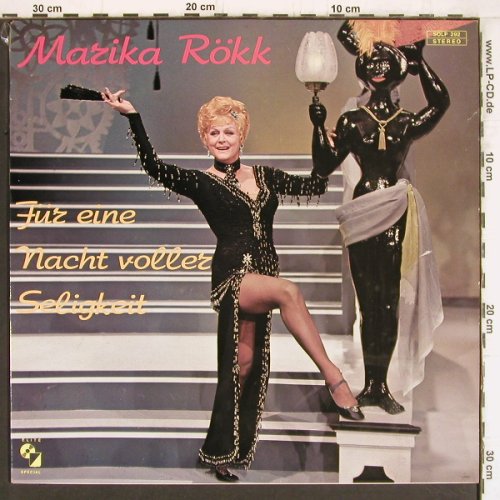 Rökk,Marika: Für eine Nacht voller Seligkeit, Elite (on Stage Cover)(SOLP-292), CH,  - LP - Y4917 - 6,00 Euro