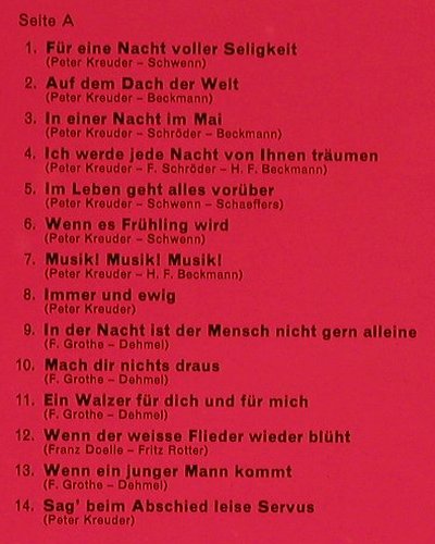 Rökk,Marika: Für eine Nacht voller Seligkeit, Elite (on Stage Cover)(SOLP-292), CH,  - LP - Y4917 - 6,00 Euro