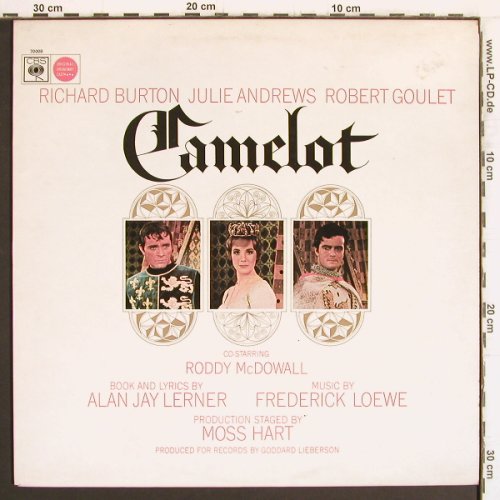 Camelot: Richard Burton,J.Andrews,R.Goulet, CBS(70009), UK, 1960 - LP - Y4964 - 7,50 Euro