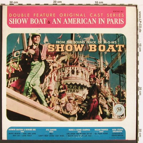 Show Boat / An American in Paris: From Sound Track of MGM, Foc, MGM(E3767 ST), US,  - LP - Y4965 - 6,00 Euro