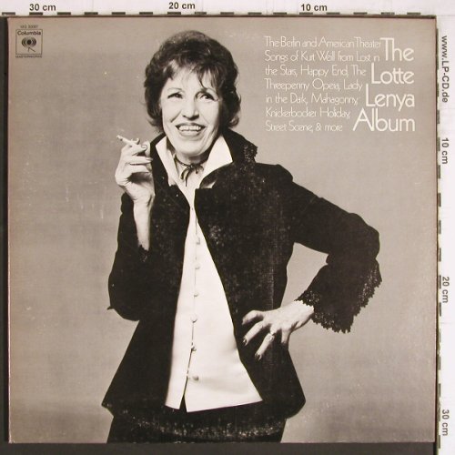 Lenya,Lotte: The L.L.Album, Foc, Mono, Columbia (MG 30087), US, 1970 Typ: 2LP Best.-Nr.: Y5152 Preis: 12,50 Euro