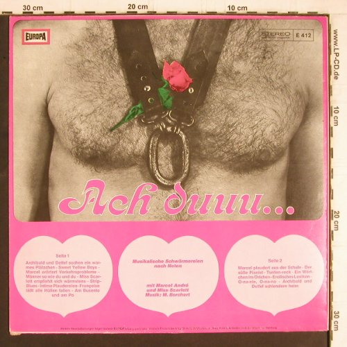Ach Duuu...: Musikalische Schwärmereien n.Noten, Europa (E 412), D, woc Typ: LP Best.-Nr.: Y5153 Preis: 6,00 Euro