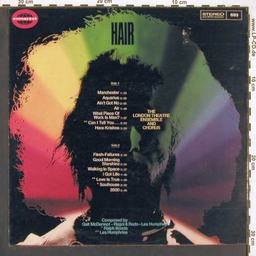 Hair: The London Theatre & Chorus, Somerset(693), D,  - LP - Y52 - 7,50 Euro