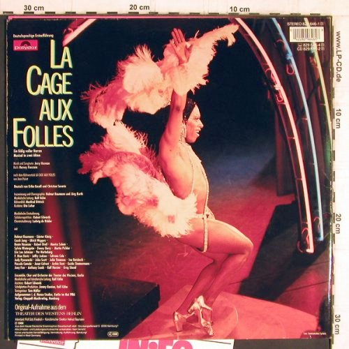 La Cage Aux Folles / Käfig v.Narren: Theater des Westens, Foc, Polydor (829 646-1), D, 1986 Typ: LP Best.-Nr.: Y5474 Preis: 7,50 Euro