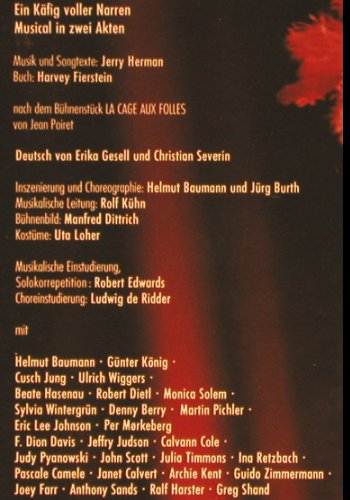 La Cage Aux Folles / Käfig v.Narren: Theater des Westens, Foc, Polydor (829 646-1), D, 1986 Typ: LP Best.-Nr.: Y5474 Preis: 7,50 Euro