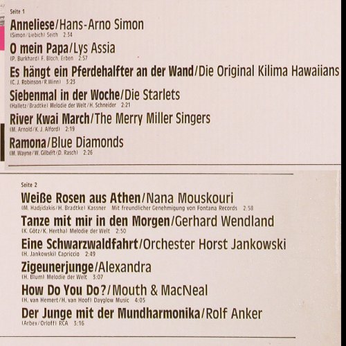 V.A.25 Jahre Hamburger Morgenpost: Hans-Arno Simon...Rolf Anker, Mono, Philips (6830 174), D, 1974 Typ: LP Best.-Nr.: Y5516 Preis: 5,00 Euro