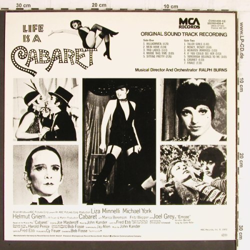 Cabaret: Original Sound Track Recording,1972, MCA(250 428-1), D, Ri,  - LP - Y5517 - 5,00 Euro