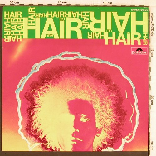 Hair: from the London Musical Prod.(1968), Polydor(2459 361), D, Ri,  - LP - Y5520 - 6,00 Euro
