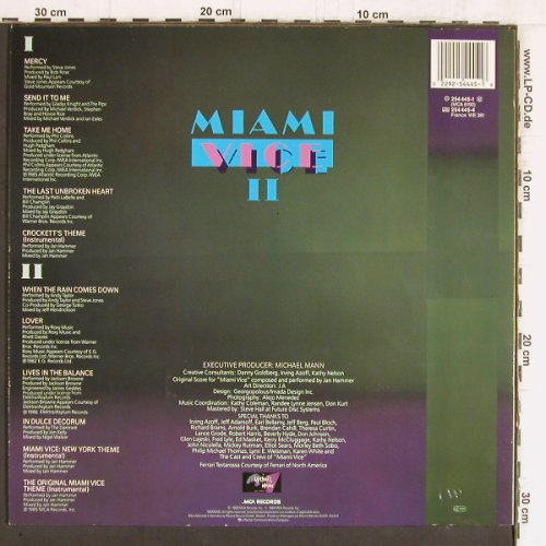 Miami Vice II: New Music From,11 Tr., MCA (254 445-1), D, 1986 Typ: LP Best.-Nr.: Y5528 Preis: 5,00 Euro