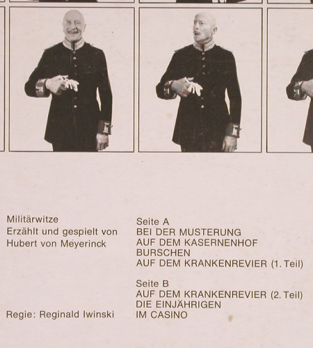 von Meyerinck,Hubert: ...selten so jelacht: zack, zack !, CBS, Militärwitze(S 51 144), D,m-/vg+, 1966 - LP - Y5615 - 5,00 Euro