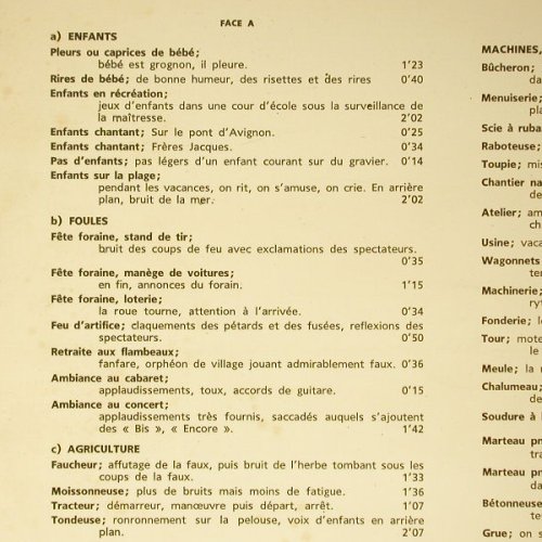 Bruits de la Vie 2 - Geräusche: enfants - foules - agriculture..., Vega(19.033), F, m-/vg+, 1967 - LP - Y589 - 5,00 Euro