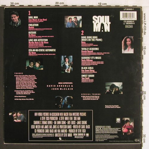 Soul Man: Sam Moore&LouReed...Tom Scott, V.A., AM(393903-1), D, 10 Tr., 1986 - LP - Y6042 - 4,00 Euro