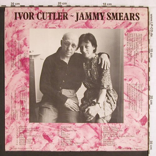 Cutler,Ivor & Jammy Smears: Jammy Smears, Virgin(V 2065), UK, 1976 - LP - Y6113 - 9,00 Euro