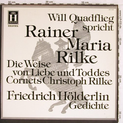 Quadflieg,Will: spricht R.M.Rilke & Fr.Hölderlin, Heliodor(2571 002), D, Mono, 1974 - LP - Y6198 - 6,00 Euro