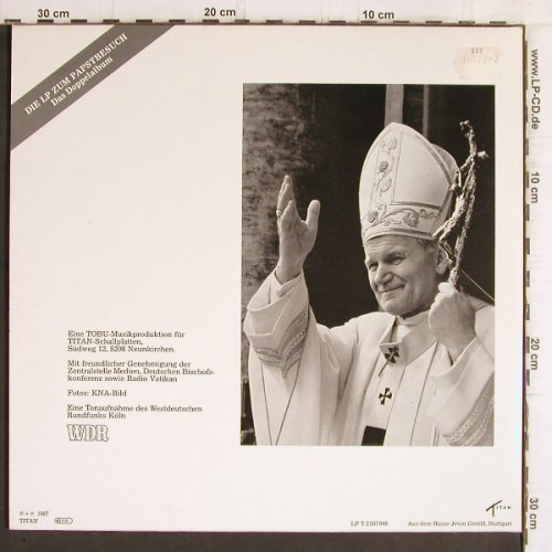 Der heilige Vater: Papst Joh. Paul II in Deutschland, Titan / WDR(T 2 587 046), D, 1987 - 2LP - Y6245 - 7,50 Euro