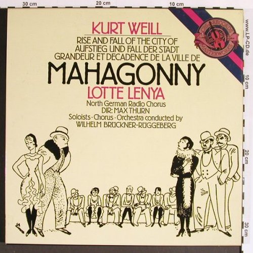 Mahagonny: Kurt Weill, Box (1956), CBS (77 341), D, Ri, 1983 Typ: 3LP Best.-Nr.: Y6313 Preis: 17,50 Euro