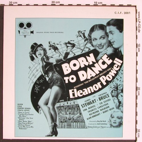 Powel,Eleanor / James Stewart: Born to Dance (1936), Classic Int.Filmmusikal(C.I.F. 3001), US,  - LP - Y6452 - 7,50 Euro