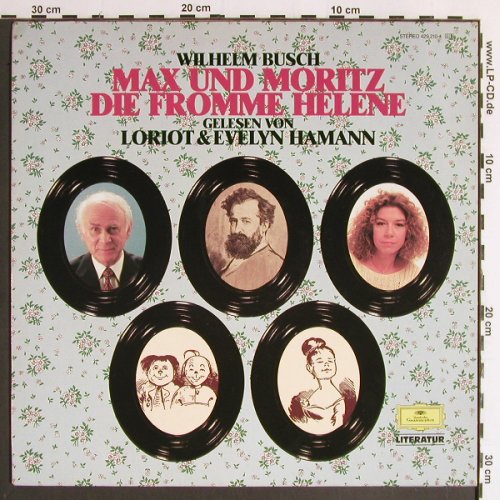 Busch,Wilhelm: Max und Moritz/Die fromme Helene, D.Gr. Literatur(429 210-1), D, 1989 - LP - Y6467 - 7,50 Euro