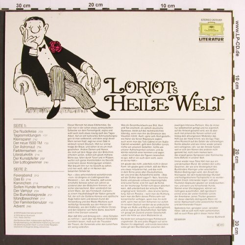 Loriot: Loriots Heile Welt, D.Gr. Literatur (2570 201), D, 1978 Typ: LP Best.-Nr.: Y6472 Preis: 5,00 Euro