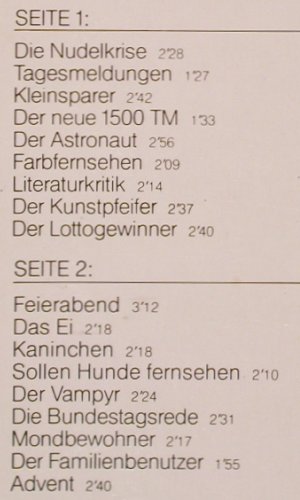 Loriot: Loriots Heile Welt, D.Gr. Literatur (2570 201), D, 1978 Typ: LP Best.-Nr.: Y6472 Preis: 5,00 Euro
