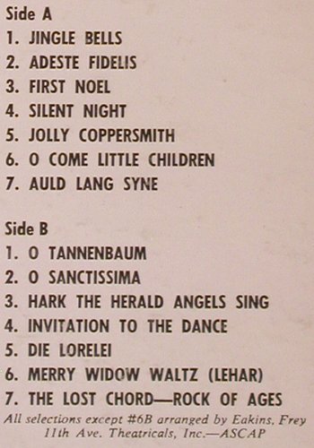 V.A.Christmas Music Box Favorites: Paul Eakins Gay 90's Village Coll., Audio Fidelity (AFSD 5982), US,vg+/vg+ Typ: LP Best.-Nr.: Y6474 Preis: 5,00 Euro