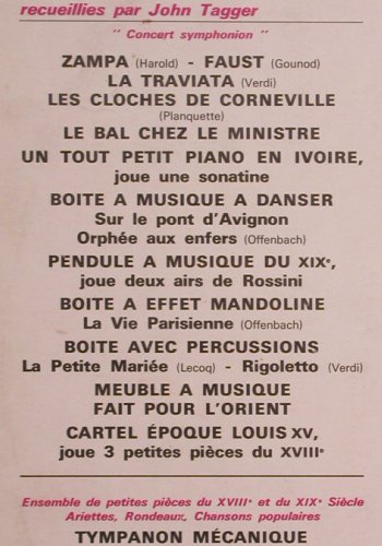V.A.Musique Insolites: Tympanon Mecanique,Petit Orgue.., Pathe(PTX 40.152), F, vg+/m-,  - LP - Y6481 - 9,00 Euro