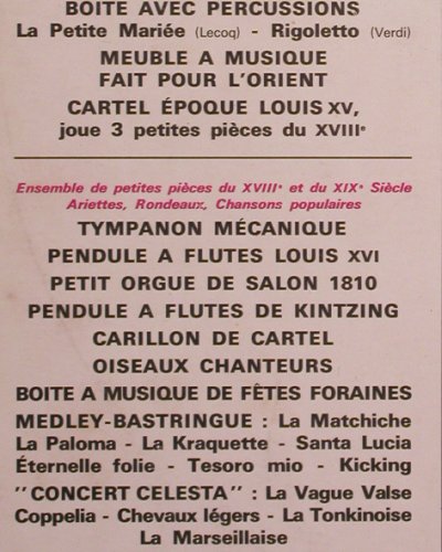 V.A.Musique Insolites: Tympanon Mecanique,Petit Orgue.., Pathe(PTX 40.152), F, vg+/m-,  - LP - Y6481 - 9,00 Euro