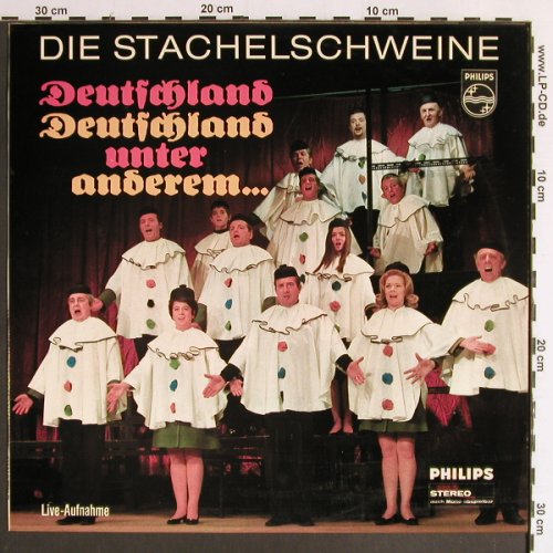 Stachelschweine: Deutschland Deutschland u.anderem.., Philips(wie neu) (844 316 PY), D, Live, 1968 Typ: LP Best.-Nr.: Y6514 Preis: 20,00 Euro