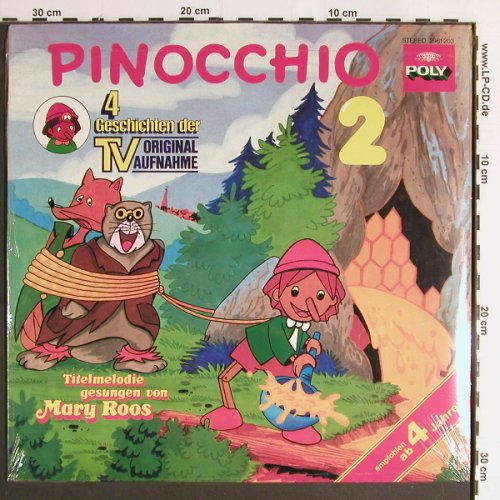 Pinocchio: 2 - 4 Geschichten d.TVAufn,MaryRoss, Poly(2961 203), D, FS-New, 1977 - LP - Y6582 - 6,00 Euro