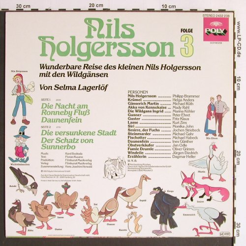 Nils Holgersen: Folge 3, Poly (2432 238), D, 1981 Typ: LP Best.-Nr.: Y6583 Preis: 5,00 Euro