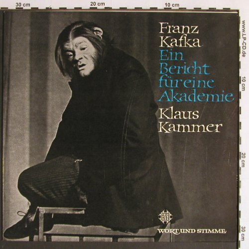 Kafka,Franz - Klaus Kammer: Ein Bericht für eine Akademie, Telefunken (6.41002 AS), D, 1965 Typ: LP Best.-Nr.: Y6591 Preis: 15,00 Euro