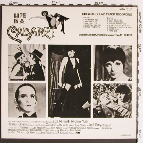 Cabaret: Original Sound Track Recording,1972, MCA, Ri(201 309), D, 1976 - LP - Y6595 - 6,00 Euro
