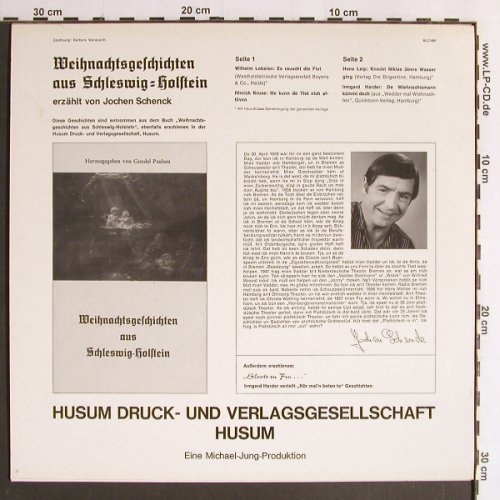 Schenck,Jochen - Weihnachtsgesch.a.: Schlewig-Holstein,erzählt von, Husum Druck Verlasg.(66.21469), Autogramm, 1977 - LP - Y6642 - 12,50 Euro