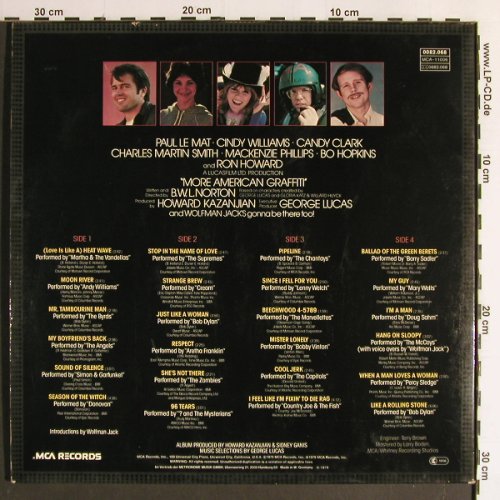 More American Graffiti: Martha&Vandellas..Bob Dylan, Foc, MCA (0082.068), D, Soundtr, 1979 Typ: 2LP Best.-Nr.: Y6664 Preis: 7,50 Euro