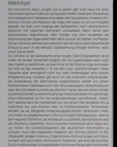 Vögel unserer Heimat: Vogelstimmen, Foc, Ariola (300 328-370), D, Mono, 1976 Typ: 2LP Best.-Nr.: Y6702 Preis: 6,00 Euro