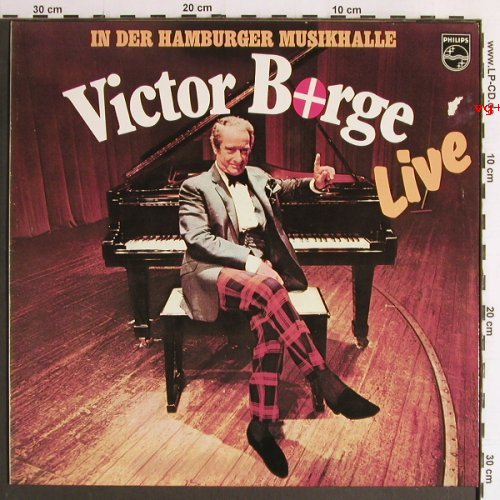 Borge,Victor: Live in der Hamburger Musikhalle, Philips (6305 369), D,m-/vg+, 1978 Typ: LP Best.-Nr.: Y6739 Preis: 5,00 Euro