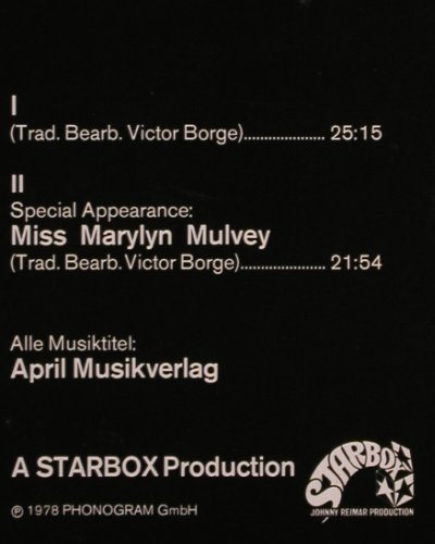 Borge,Victor: Live in der Hamburger Musikhalle, Philips (6305 369), D,m-/vg+, 1978 Typ: LP Best.-Nr.: Y6739 Preis: 5,00 Euro