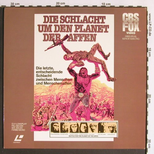 Planet der Affen-Die Schlacht um d.: Bildplatte Laser Vision, CBS-Fox(1134-73), UK, 1983 - Video - Y6743 - 9,00 Euro