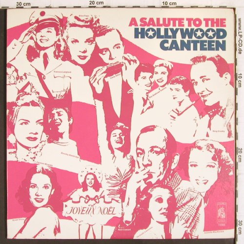 V.A.Salute to the Hollywood Canteen: Crosby, Shore, Waller,Kitt u.a.,Foc, Stanyan Records(2SR 10066), US, 1973 - 2LP - Y67 - 9,00 Euro