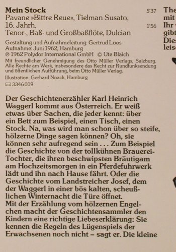 Waggerl,Karl Heinrich: Liebe Dinge.Litera.Miniaturen(1962), D.Gr. Junior(2546 009), D,Ri,  - LP - Y6816 - 5,00 Euro