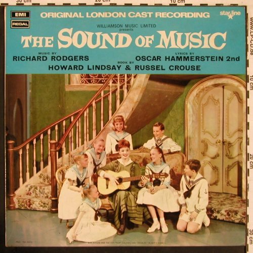 Sound of Musik: Soundtrack Rodgers / Hammerstein, Regal Starline(SRS 5003), UK, Ri, 1966 - LP - Y68 - 6,00 Euro