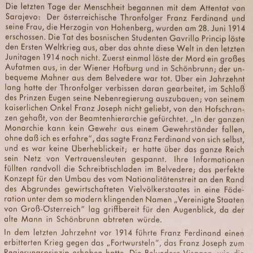 Qualtinger,Helmut: Die letzten Tage der Menschheit, Lebendiges Wort(LW 18), A,Mono, 1964 - LP - Y6921 - 14,00 Euro